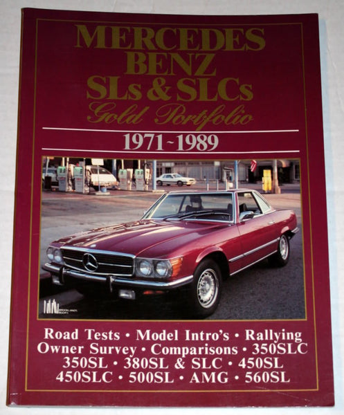 Mercedes Sl's & Slc's Gold Portfolio, 1971-1989 Clarke, R. M. - Wide World Maps & MORE!