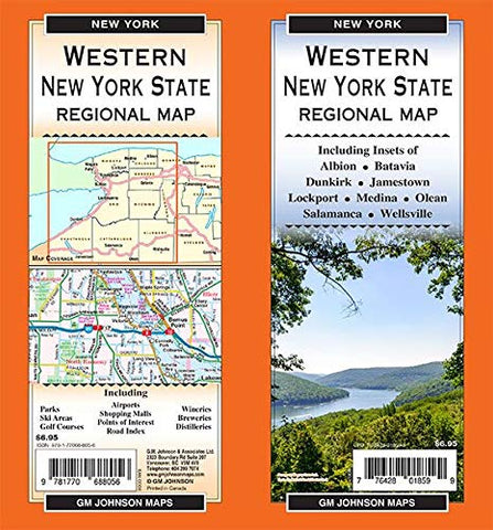 Western New York State Regional Map [Map] GM Johnson