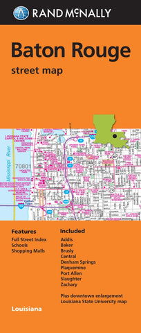 Rand McNally Folded Map: Baton Rouge Street Map [Map] Rand McNally - Wide World Maps & MORE!