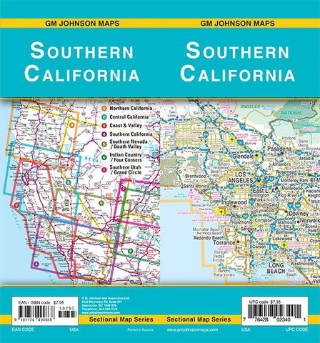Southern Califorina, California Sectional Map [Map] GM Johnson