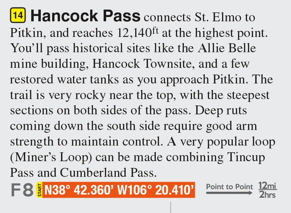Off-Highway Map for Taylor Park, Crested Butte Colorado [Map] FunTreks Guidebooks and Matt Peterson - Wide World Maps & MORE!