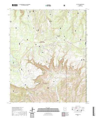 O W Point, Arizona (US Topo 7.5'×7.5' Topographic Quadrangle)