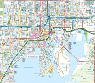 Tampa, Florida Street Map [Map] GM Johnson - Wide World Maps & MORE!