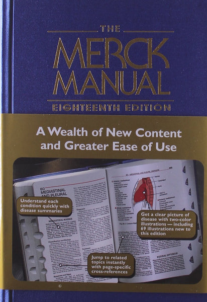 The Merck Manual of Diagnosis and Therapy, 18th Edition Mark H. Beers; Robert S. Porter and Thomas V. Jones