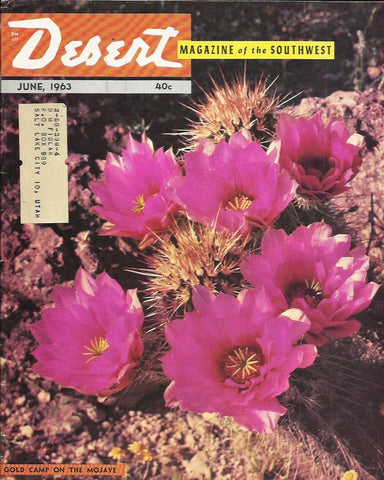 Desert - Magazine of the Southwest (June 1963, Volume 26, Number 6) [Single Issue Magazine] Various and Eugene L. Conrotto - Wide World Maps & MORE!