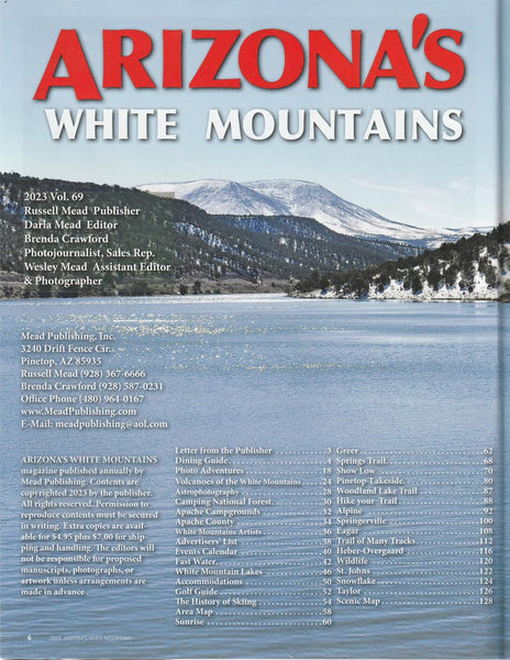 Arizona's White Mountains: 69th Annual Official Guide