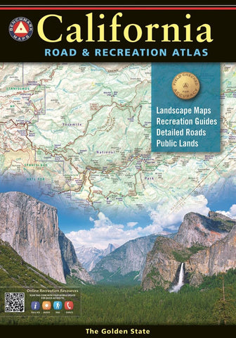 California Road & Recreation Atlas - 12th Edition, 2024 [Spiral-bound] Benchmark Maps - Wide World Maps & MORE!