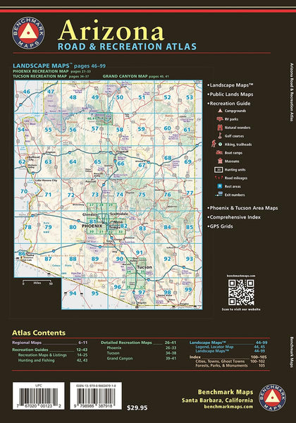 Arizona Road and Recreation Atlas - Wide World Maps & MORE!