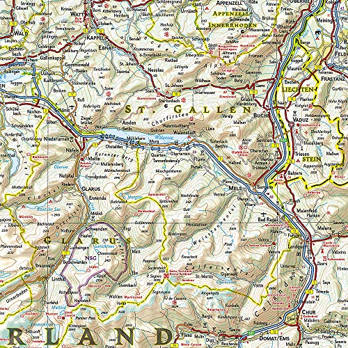 Switzerland (Adventure Travel Map, 3320)