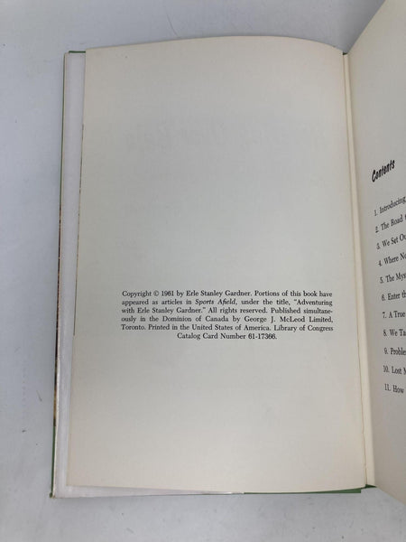 Hovering Over Baja: Adventure By Helicopter Into the Remote, Mysterious Palm-Lined Canyons of Lower California [Hardcover] Stanley Gardner, Erle