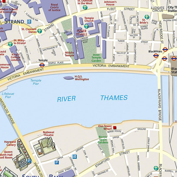 London City Destination Map & Travel Guide