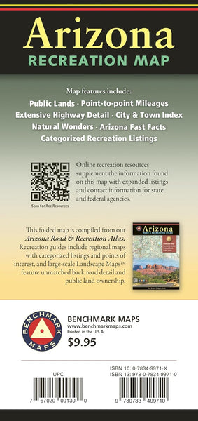Arizona Recreation Map, The Grand Canyon State, 2024 Edition - Wide World Maps & MORE!