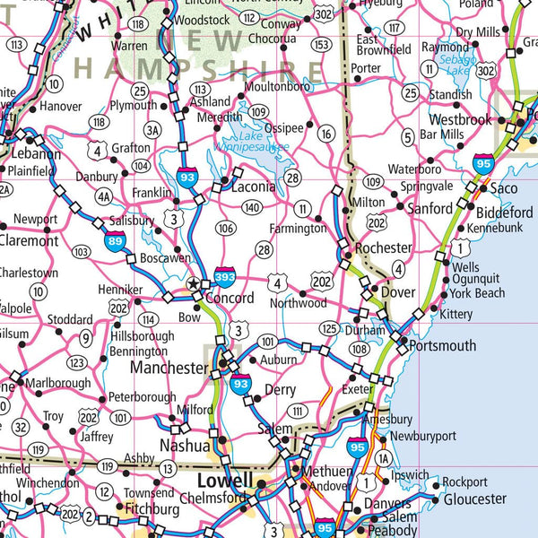 New England Regional Map