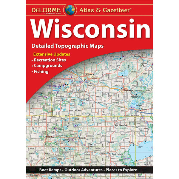 Wisconsin Atlas and Gazetteer Delorme - Wide World Maps & MORE!