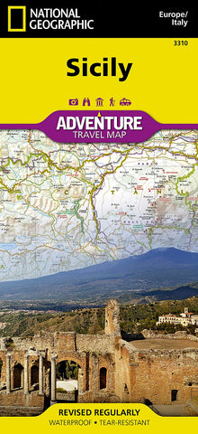 Sicily Adventure Travel Map (Europe/Italy)