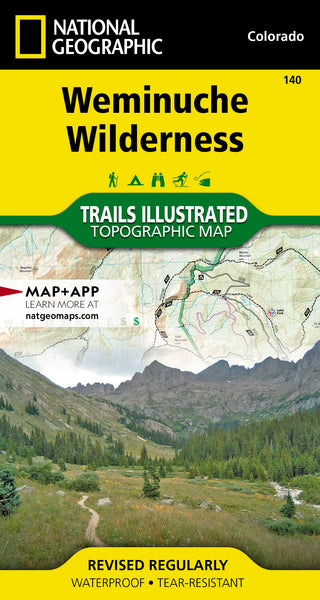 Weminuche Wilderness Map (Trails Illustrated Map, 140)