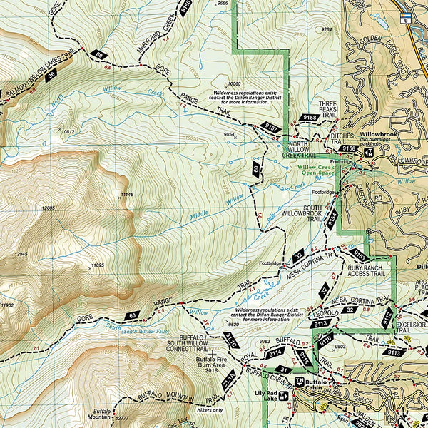 Vail, Frisco, Dillon (Colorado) Trails Illustrated Map, 108 - Wide World Maps & MORE!