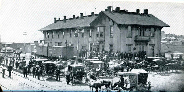 The birth of the Atchison, Topeka, and Santa Fe Railroad [Paperback] Snell, Joseph W and Photos