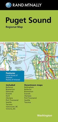 Rand McNally Folded Map: Puget Sound Regional Map [Map] Rand McNally