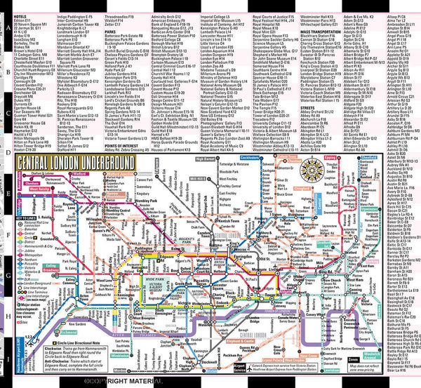 Streetwise London Map - Laminated City Center Street Map of London, England - Wide World Maps & MORE!