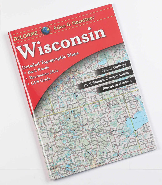 Wisconsin Atlas and Gazetteer Delorme | Wide World Maps & MORE!