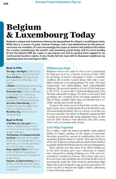 Lonely Planet Belgium & Luxembourg (Multi Country Guide) Lonely Planet; Smith, Helena; Symington, Andy and Wheeler, Donna - Wide World Maps & MORE!