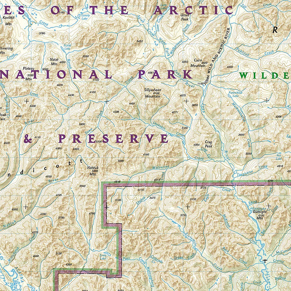 Gates of the Arctic National Park and Preserve Map (Trails Illustrated Map 257) - Wide World Maps & MORE!