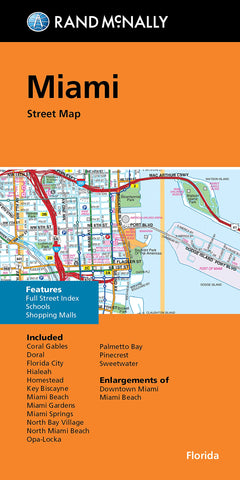 Miami Street Map (Florida)