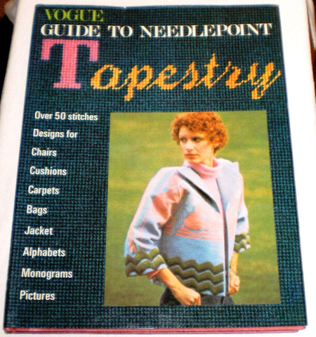 Vogue Guide to Needlepoint Tapestry Judy Brittain and B/W Illustrations - Wide World Maps & MORE!
