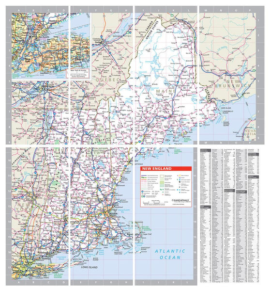 New England Regional Map