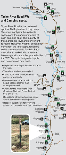 Off-Highway Map for Taylor Park, Crested Butte Colorado [Map] FunTreks Guidebooks and Matt Peterson - Wide World Maps & MORE!