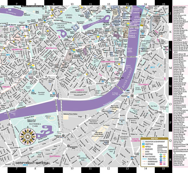 Streetwise London Map - Laminated City Center Street Map of London, England - Wide World Maps & MORE!