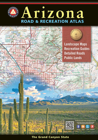 Arizona Road and Recreation Atlas - 12th Edition, 2021 Benchmark Maps - Wide World Maps & MORE!