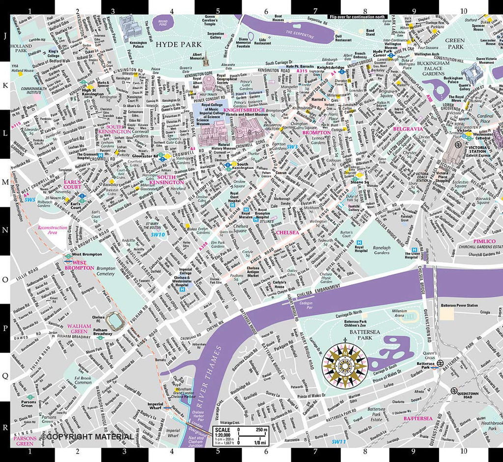 Streetwise London Map Laminated City Center Street Map Of London England Wide World Maps 8293