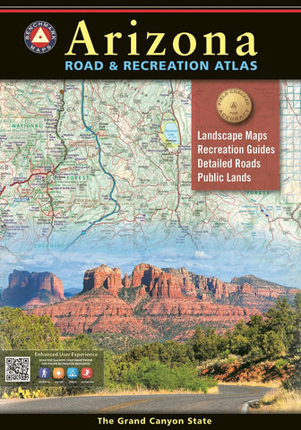 Arizona Road & Recreation Atlas - 13th Edition, 2024 (Benchmark Road & Recreation Atlases) [Paperback] Benchmark Maps