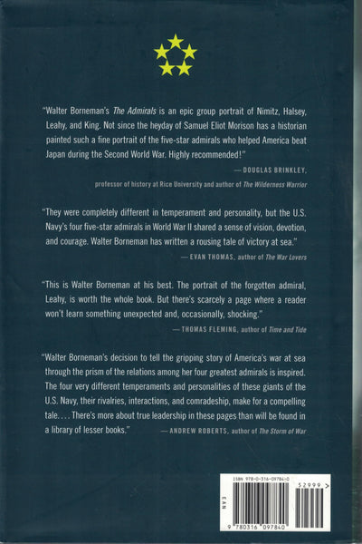 The Admirals: Nimitz, Halsey, Leahy, and King--The Five-Star Admirals Who Won the War at Sea Borneman, Walter R. - Wide World Maps & MORE!