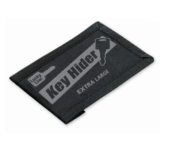 Lucky Line Key Hider Pouch, Velcro Nylon Adhesive, Large (91401) - Wide World Maps & MORE!