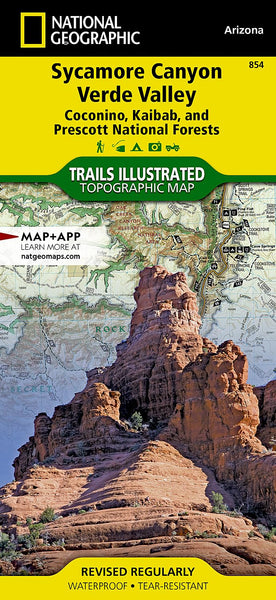 Sycamore Canyon, Verde Valley Map (Coconino, Kaibab, and Prescott National Forests) Trails Illustrated Map, 854