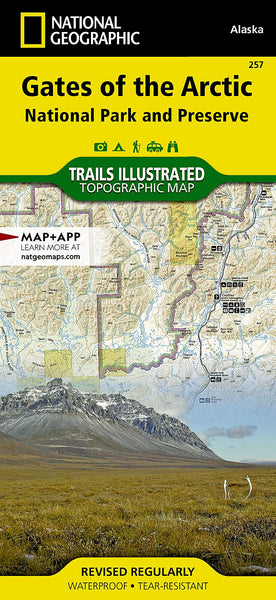 Gates of the Arctic National Park and Preserve Map (Trails Illustrated Map 257) - Wide World Maps & MORE!