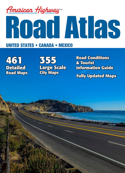 American Highway Road Atlas [Staple Bound] Warren Map