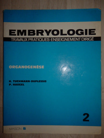 embryologie f. 2-organogenese [Paperback] TUCHMANN - Wide World Maps & MORE!