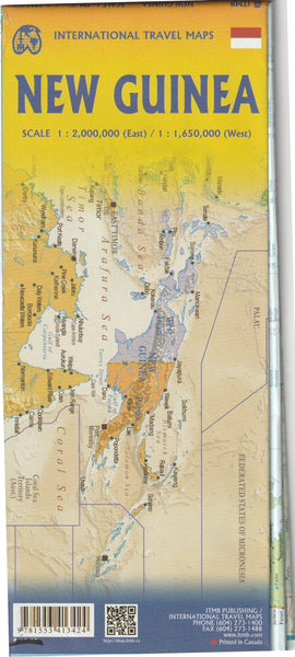 New Guinea (Scale 1:2,000,000 East / Scale 1:1,650,000 West) [Map] Lan Joyce - Wide World Maps & MORE!