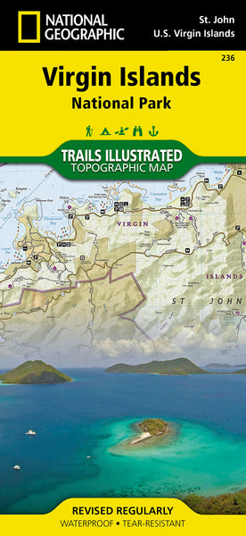 Virgin Islands National Park Map (Trails Illustrated Map, 236) - Wide World Maps & MORE!