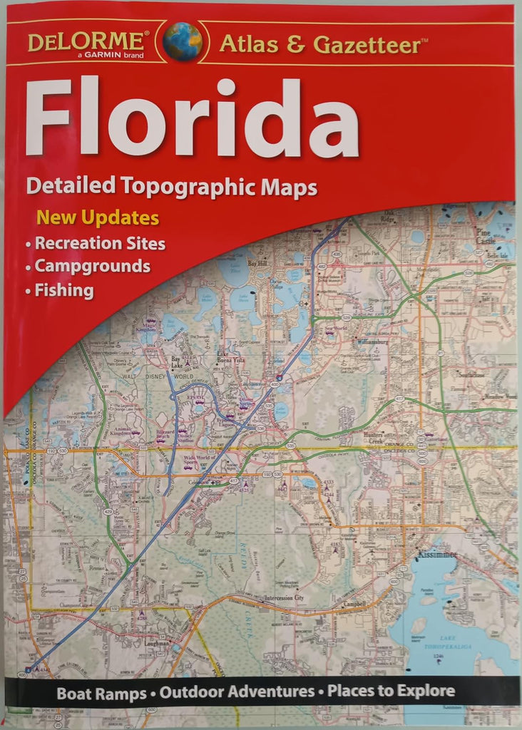 Florida Detailed Topographic Maps (DeLorme Atlas & Gazetteer)