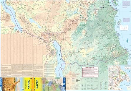 Tanzania Travel Reference Map 1:1.3M Waterproof