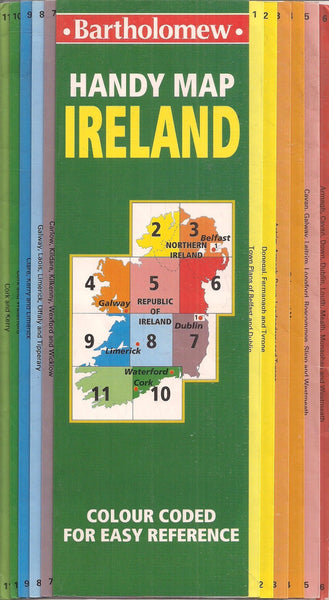 Bartholomew handy map, Ireland: Colour-coded for easy reference Bartholomew (Firm)