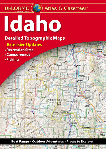 Delorme Atlas & Gazetteer Idaho [Paperback] Delorme - Wide World Maps & MORE!