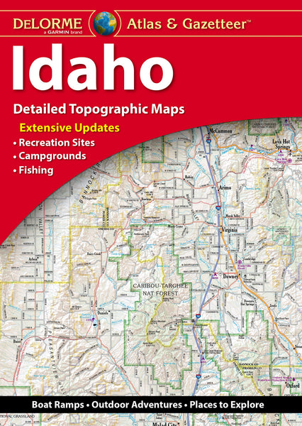 Delorme Atlas & Gazetteer Idaho [Paperback] Garmin Ltd