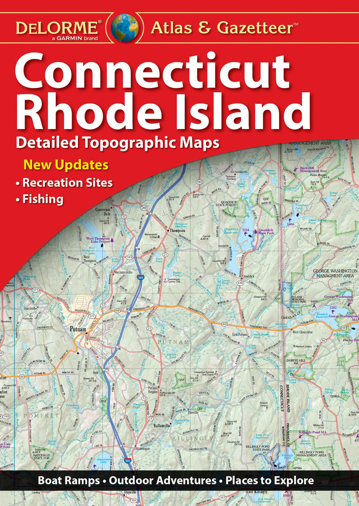 DeLorme Atlas & Gazetteer: Connecticut & Rhode Island