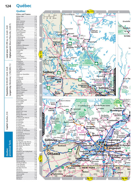 Rand McNally Road Atlas 2025: United States, Canada, Mexico Easy to Read Large Print Maps [Spiral-bound] Rand McNally - Wide World Maps & MORE!